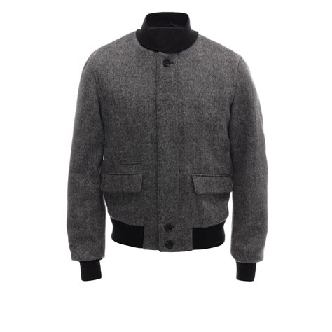 Black Cashmere Blouson Jacket 